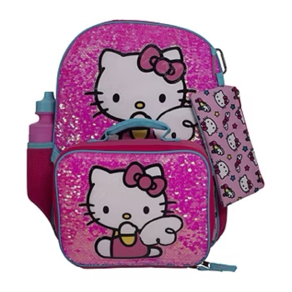 HELLO KITTY by SANRIO Backpack Set with Matching Lunch Bag - Picture 2 of 9